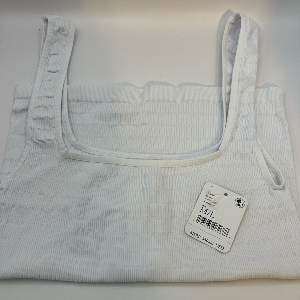 Free People Square One Seamless Cami Size M/L NWT